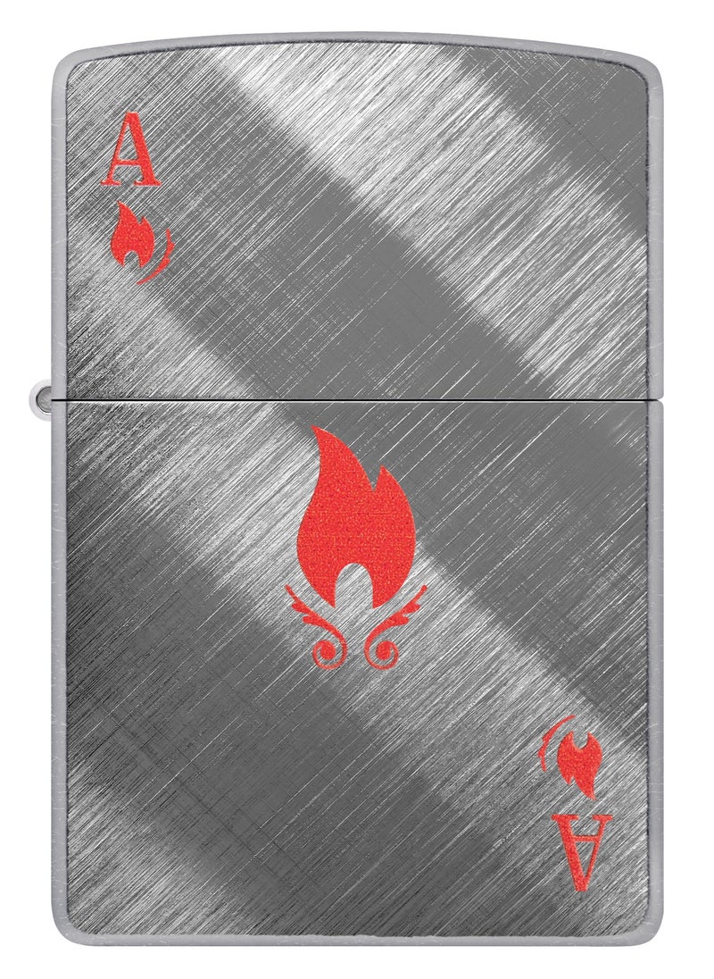 Zippo - 48451 28182 Ace Design Diagonal Weave Windproof Lighter - Image 1