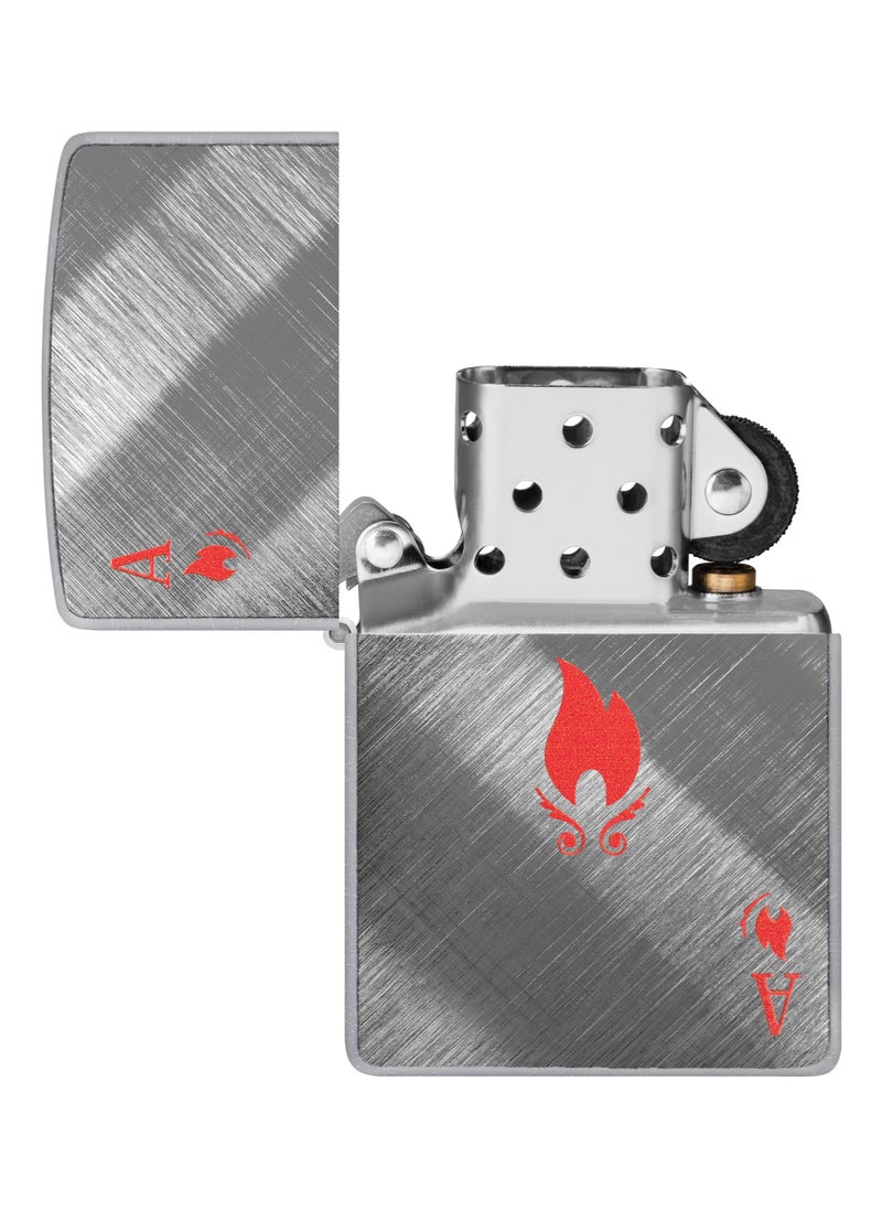Zippo - 48451 28182 Ace Design Diagonal Weave Windproof Lighter - Image 1