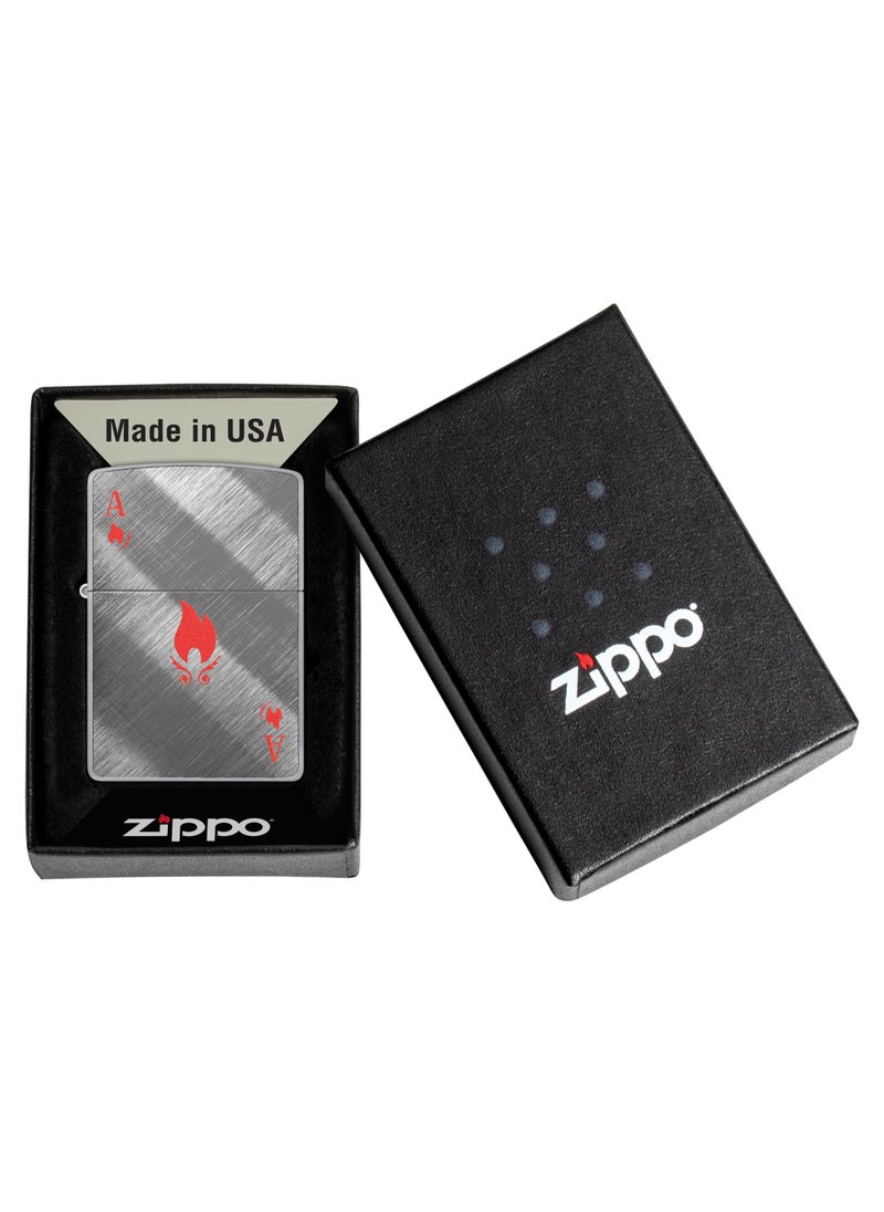Zippo - 48451 28182 Ace Design Diagonal Weave Windproof Lighter - Image 1