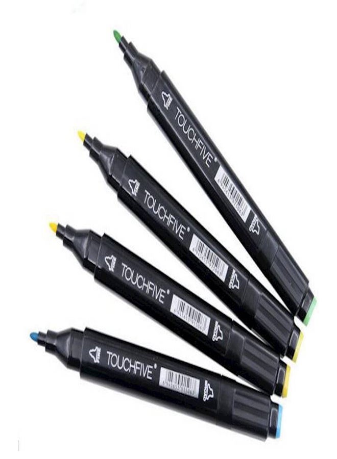 TOUCHFIVE 80-Piece Twin Marker Paiting Pen Set Multicolour - Image 4