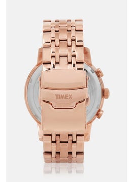 TIMEX Men T TW2T63800 Stainless Steel Watch 44mm, Rose Gold  - Image 3