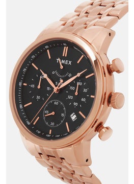 TIMEX Men T TW2T63800 Stainless Steel Watch 44mm, Rose Gold  - Image 4