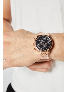 TIMEX Men T TW2T63800 Stainless Steel Watch 44mm, Rose Gold  - Image 2