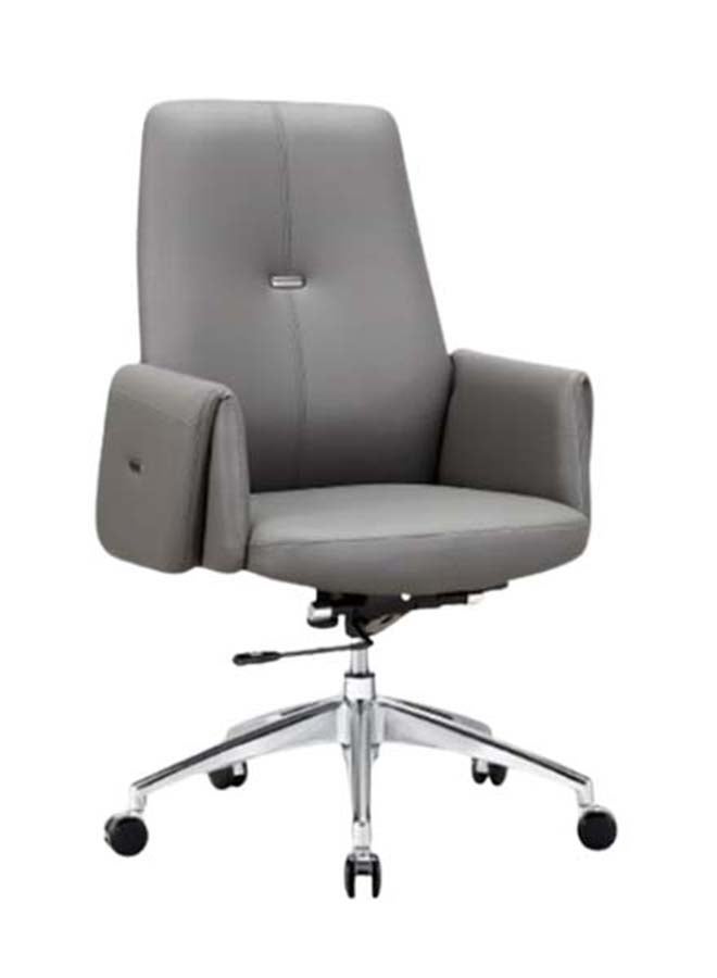 NEO FRONT FURNITURE Low Back Office Chair – Premium PU Leather Executive Chair with Height Adjustment, 360° Swivel & Thick Cushion for Office, Meeting Room & Reception Use ( LS-295B ) - Image 1