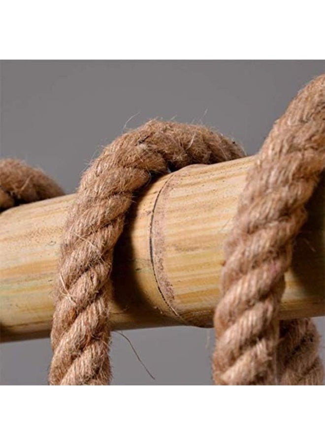 SUN SHINE Farmhouse Rope Chandelier Rustic Pendant Lighting  - Image 3