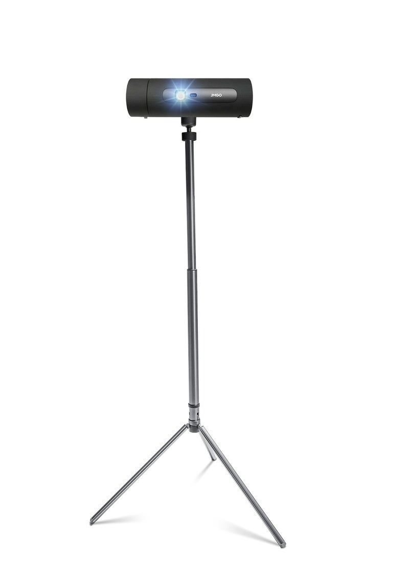 JMGO - PicoFlix Portable Smart Projector, Rotating Gimbal, 1080P FHD, Google TV, Netflix Licensed, 4.5H Battery, HDR10, 10W Speaker - Image 1