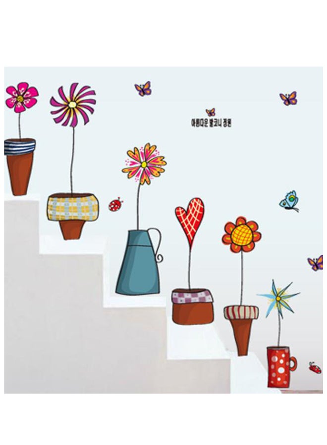 Voberry Flowers Insect erfly Wall Decal Stickers Multicolor 20X3X3cm - Image 3