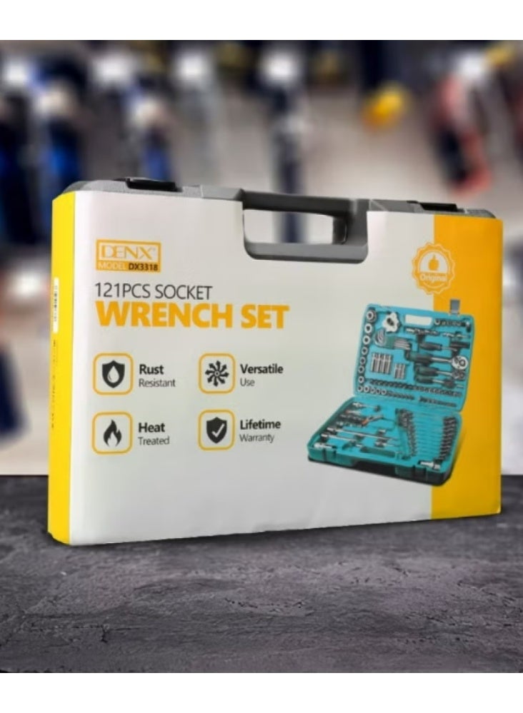 دينكس طقم مفاتيح ربط متعددة الوظائف من 121قطع - Image 1