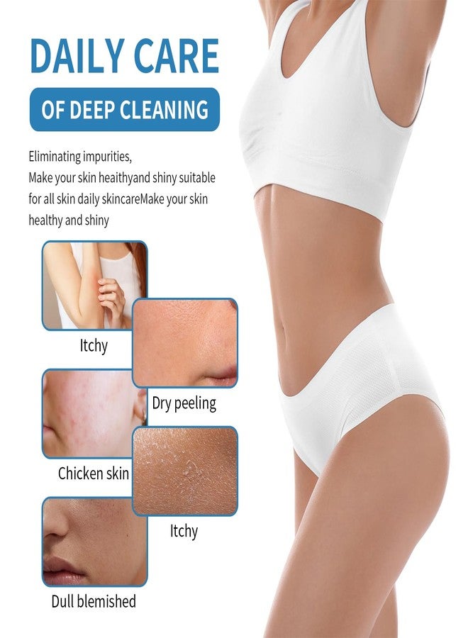 INFICRIME 4 Pack Exfoliating Washcloths Body Scrubber Back Scrubber for Shower - Japanese Korean Style Body Scrubber Back Scrubber, Luffah Towel Net Sponge Loofah, Deep Clean Dead Skin for Smooth Skin - Image 4