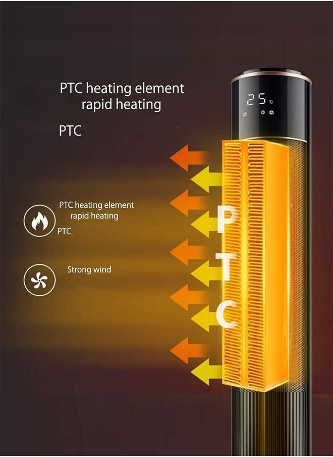 TOSCANA U - 2000 watt vertical electric heater with remote control - Image 1