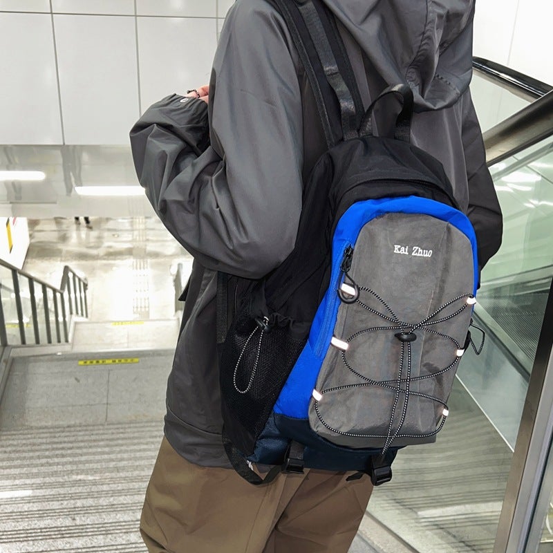2024 Korean Retro Drawstring Casual Backpack Unisex - Image 4