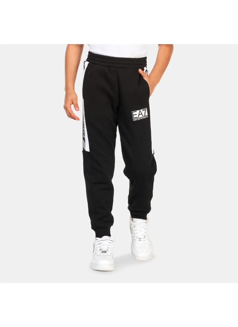 EA7 Emporio Armani Kids' Train Logo Series Sweatpants