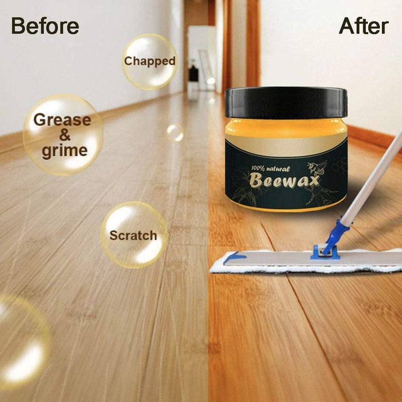 2 PCs Wood Seasoning Beewax - Traditional Beeswax Polish for Wood & Furniture - Image 3