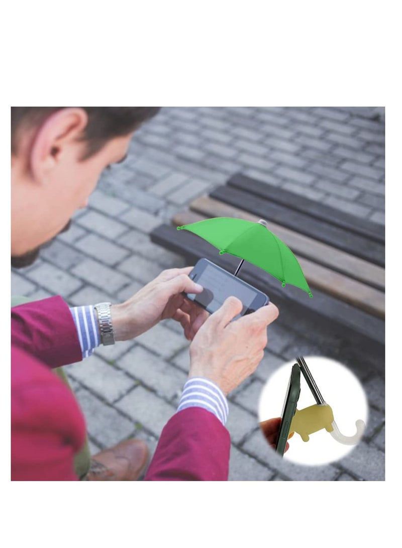 SYOSI Phone Umbrella for Sun Suction Cup Stand, 2Pcs Multifunctional Adjustable Cute Phone Shade Umbrella with Suction Cup, Mini Cell Phone Sunshade, Glare Blocking - Image 5