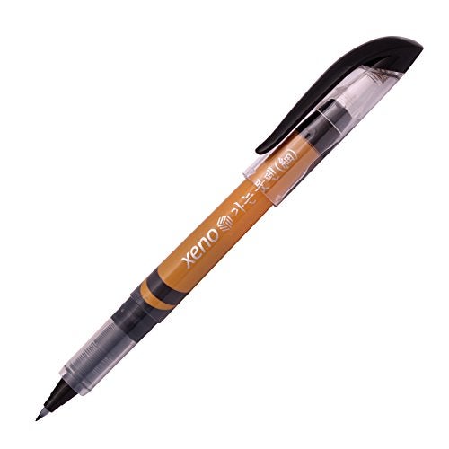 Xeno Calligraphy Brush Pen, Fude Pen, Narrow Tip, Kanji China Japan (Fine,Medium,Bold Point)-Black Ink (Pack of 3) - Image 3