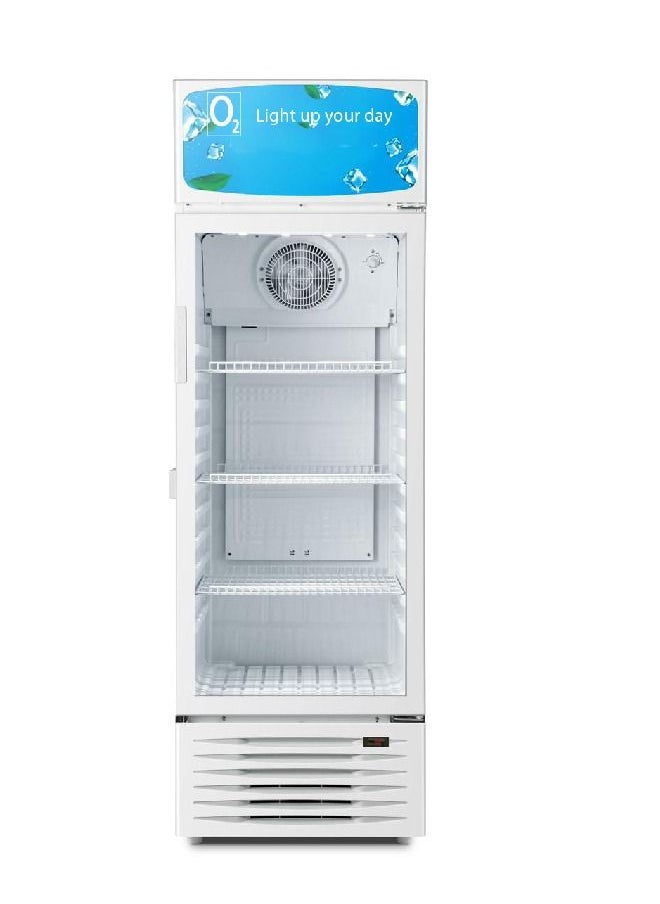 O2 - Glass Door Cooling Only Display Refrigerator 325L OBC-320 - Image 1
