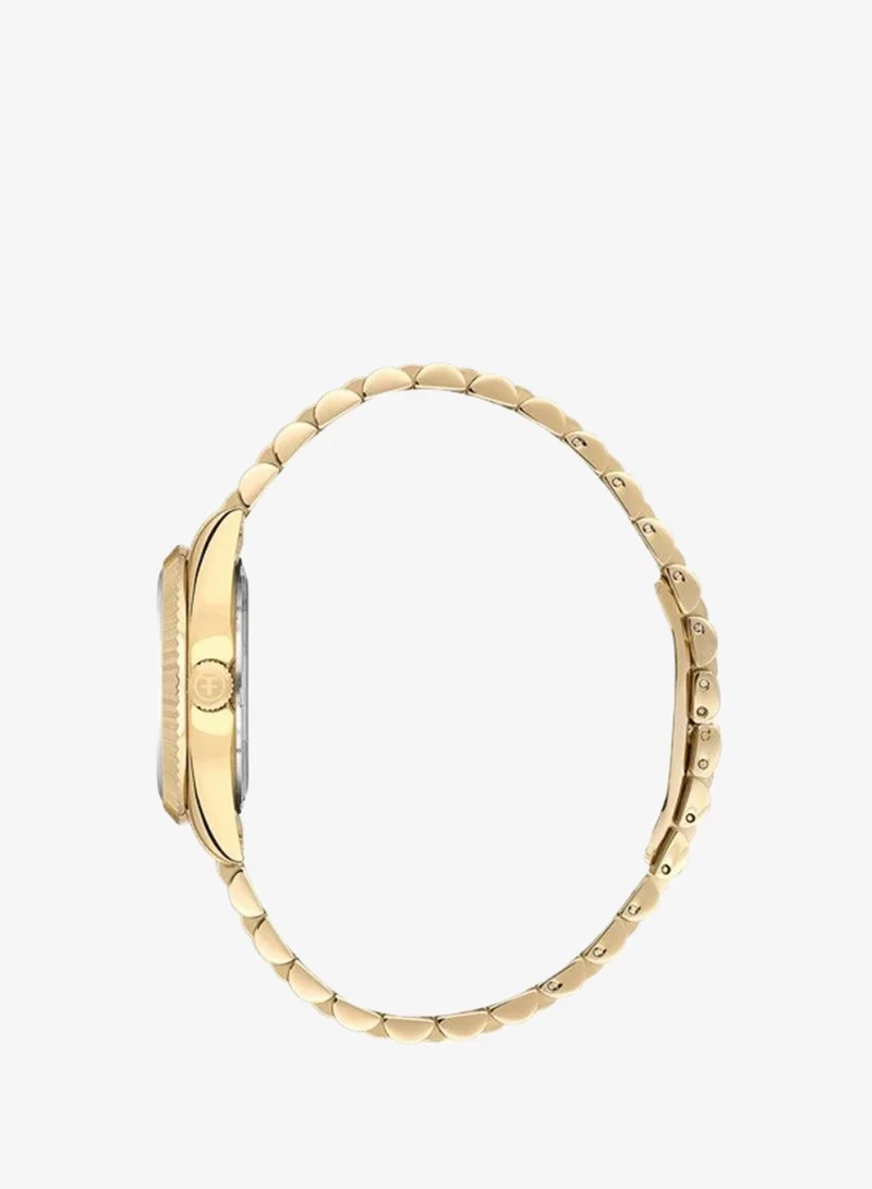 Freelook Paris Freelook - Jolie Women's Watch | Steel Case | Stainless Steel Band | Gold & Round Dial | Analog | Quartz | Mineral Glass | Premium Luxury Watch | Ideal Gift | Water Resistant 30 Meters