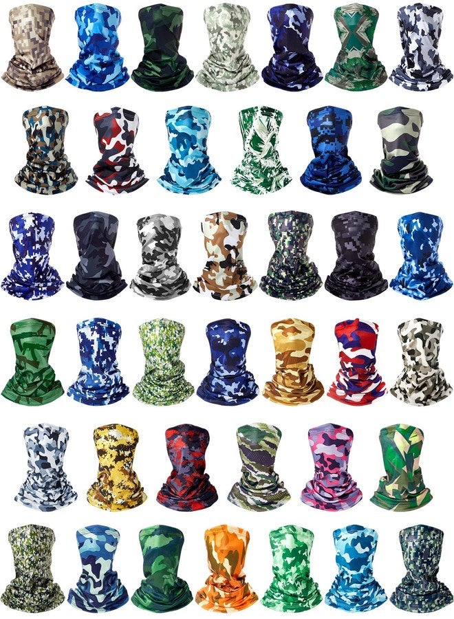 تاربوب قناع وجه Tarpop مكون من 40 قطعة، مناسب للرجال والنساء، بتصميم باندانا سلس، ووشاح، وقناع، وقناع رأس، وعصابة رأس، وغطاء رأس، وملابس رياضية. - Image 1