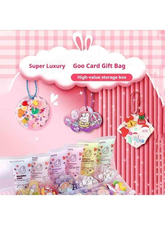 مجموعة الفن والحرف اليدوية للفتيات 5 6 7 8 9 10 11 12 سنة، مجموعة غراء كريمي للأطفال مع ملصق هدية عيد ميلاد للفتيات من سن 6 إلى 12 سنة - Image 5