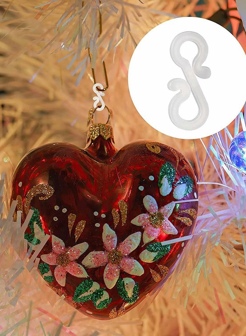 Excefore Plastic Outdoor Lights Hooks Clips for String Lights Reusable S Hanging Outdoor Light Hooks Outdoor Light Hooks for Day Festival Outside Decorative - Image 2