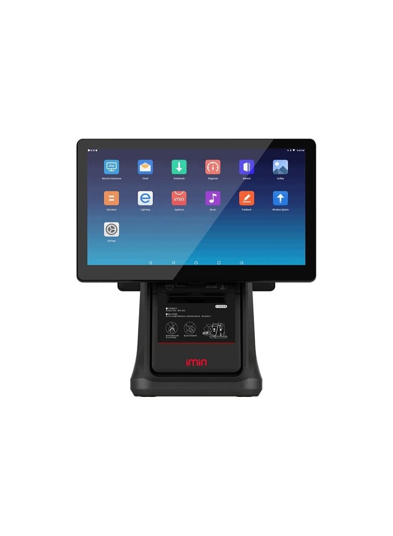 Imin D4 هو نقطة بيع مكتبية عالية الأداء ومتعددة الوظائف مع وظيفة الطباعة - جهاز فقط - Image 1