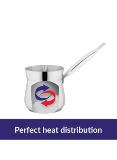 6 October Alu, Coffe Pot( Turkish ) 0.750 Litr Withstainless Steel Handle Size No.6  - Image 5