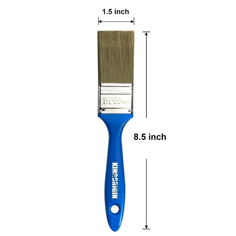 KingOrigin 1.5 Inch Paint Brush Set, 40 Pack, 1-1/2 Inch (38mm) Flat Paint Brushes for Walls, Furniture, Crafts, Professional DIY Painting & Touch-Ups - Image 2