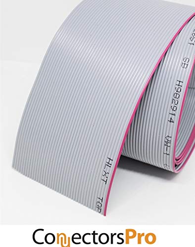 Pc Accessories - Connectors Pro - 100 Feet Spool 40P Flat Ribbon Cable 40 Wires, 40C for 2.54mm 0.1" IDC Connectors - Image 4