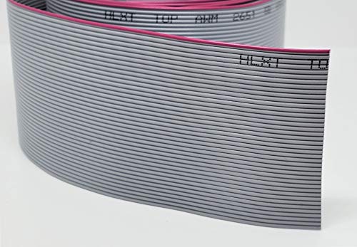 Pc Accessories - Connectors Pro - 100 Feet Spool 40P Flat Ribbon Cable 40 Wires, 40C for 2.54mm 0.1" IDC Connectors - Image 3