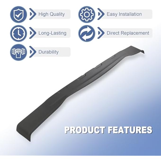 DICMIC Front Lower Deflector Valance Panel Compatible with 2020-2022 Ford F250 F350 F450 F550 Super Duty 4WD Replace# LC3Z-17626-AA, 7.25 Tall - Image 3