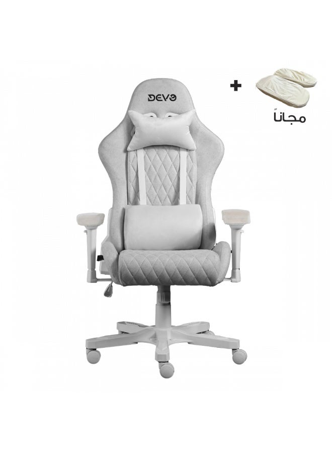Devo Devo Gaming Chair – Viola White  - Image 1