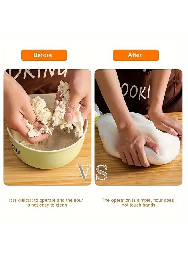 Transparent Non-Stick Baking Kneading Bag Heat Resistant to 356F for Bread Pizza Pastry Dough Easy Clean Heavy Duty Home Restaurant Baking - Image 5