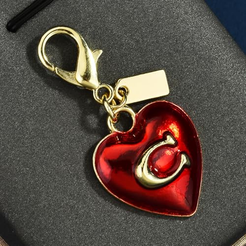 SOPKTA Bag Charms Keychain - Cute Purse Charms for Handbags，Purse Accessories For Women - Love-C-RED - Image 4