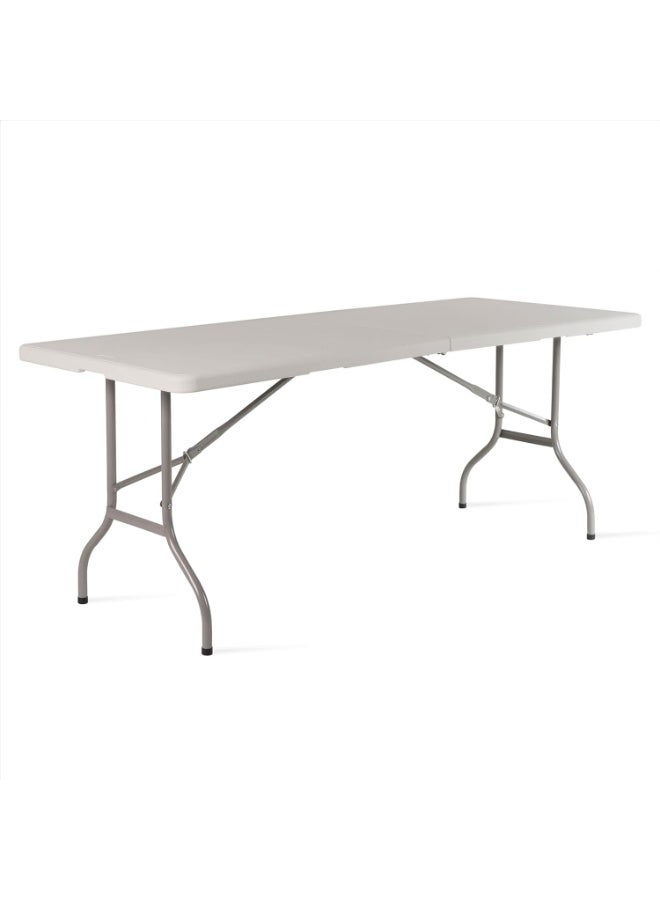 180cm Folding Table Heavy Duty Portable Multipurpose Table for Indoor Outdoor Events Camping and Gatherings - Image 1