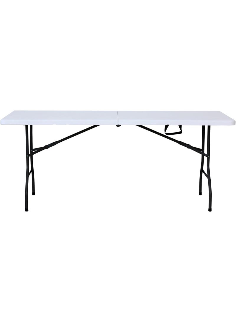 180cm Folding Table Heavy Duty Portable Multipurpose Table for Indoor Outdoor Events Camping and Gatherings - Image 2