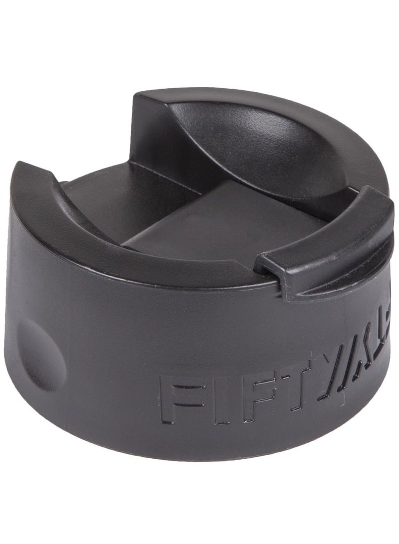 FIFTY 50 Fifty/Fifty Double Wall Vacuum Insulated Stainless Steel Water and Coffee Bottle with Flip Lid and Wide Mouth, V12004BK0, 12oz/354ml, Matte Black, 1 - Image 3