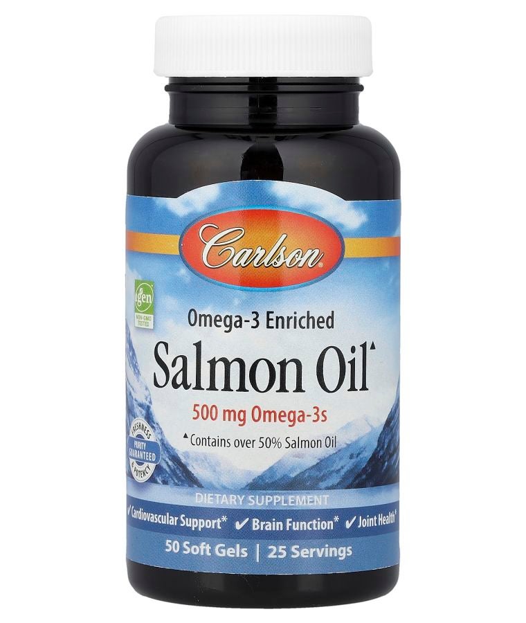 Omega-3 Enriched Salmon Oil 50 Soft Gels