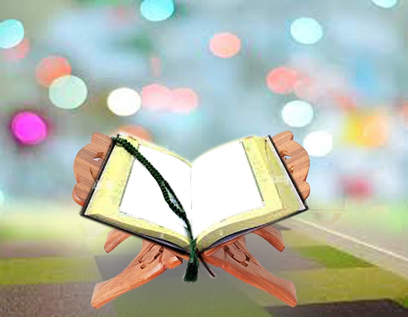 Woodiva Sheesham Wooden Hand Carved Holy Book Stand for Quran, Bible, Bhagwat, Gita, Ramayana & Guru Granth Sahib, Reading Rehal Stand (15x7.5x1)inches LF03 - Image 5