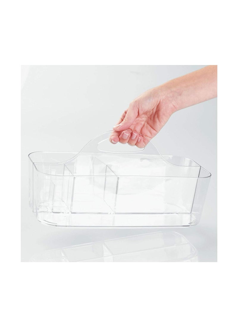 InterDesign InterDesign Clarity Cosmetic Organizer Tote for Vanity Cabinet to Hold Makeup, Beauty Products, Clear, Small Tote  - Image 5