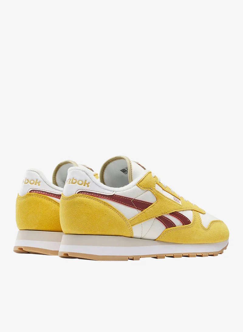 Reebok Vintage Chalk/Golden Haze/Retro Red Reebok Classic Leather Unisex Shoes  | Best Price UAE