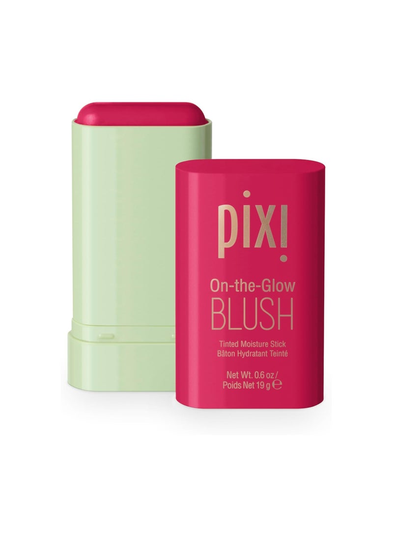 بيكسي أحمر خدود Pixi On The Glow Ruby 19 جرام - أحمر خدود كريمي مرطب طبيعي قابل للبناء، لون خدود يدوم طويلاً