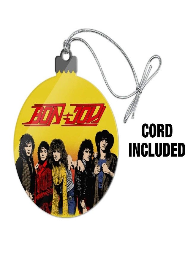 GRAPHICS & MORE Bon Jovi Band and Logo Acrylic Christmas Tree Holiday Ornament - Image 3