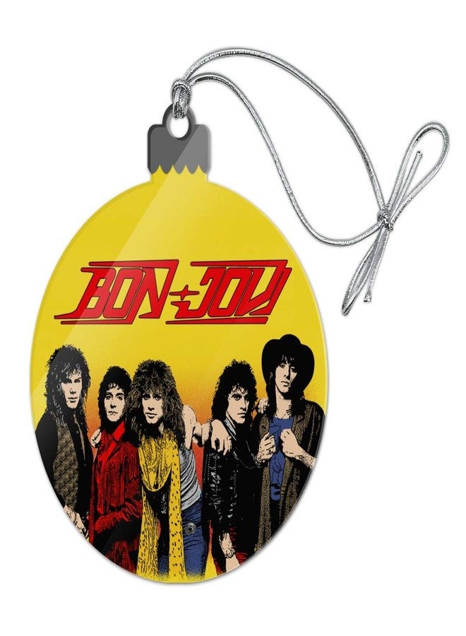 GRAPHICS & MORE Bon Jovi Band and Logo Acrylic Christmas Tree Holiday Ornament - Image 1