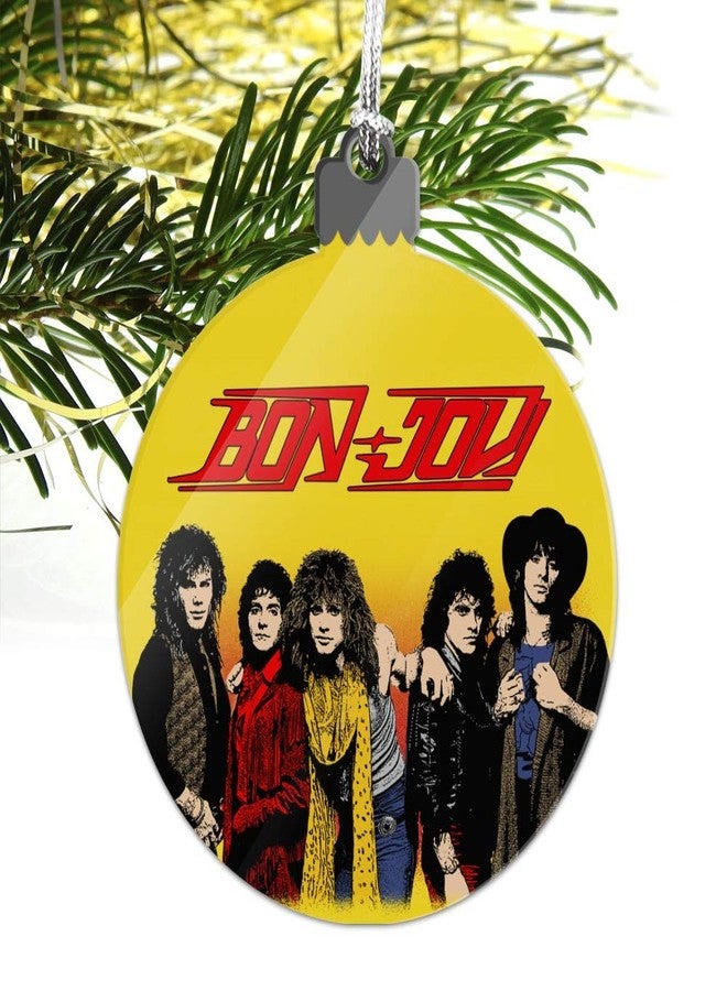 GRAPHICS & MORE Bon Jovi Band and Logo Acrylic Christmas Tree Holiday Ornament - Image 5