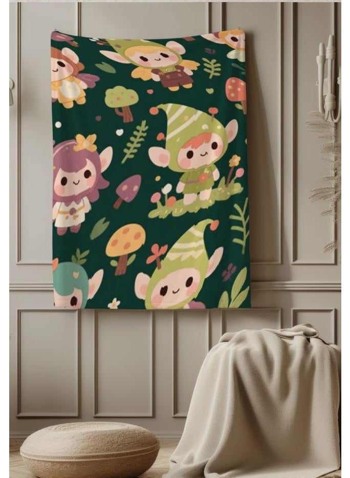 general Children's or student cartoon flannel thin blanket (warm and comfortable, suitable for sleep, games) 100cm*150cm - 689 - Image 5