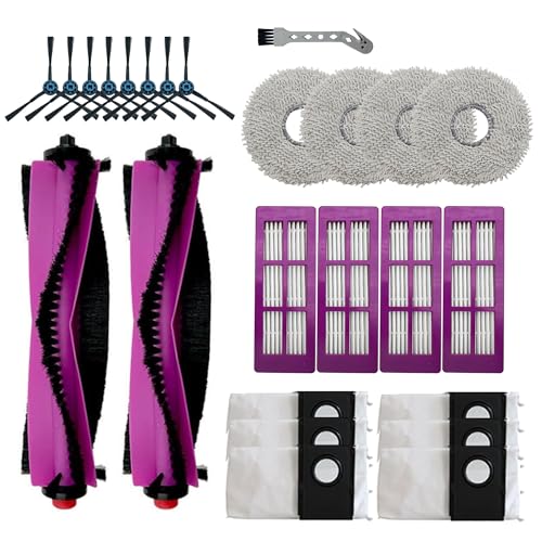 CleanCrafter 25-Pc Eureka J15 PRO Ultra (ONLY) Complete Care Kit - Replacement Parts for Eureka J15 PRO Ultra Robot Vacuum & Mop | Main/Side Brushes, Mop Pads, HEPA Filters - Image 1