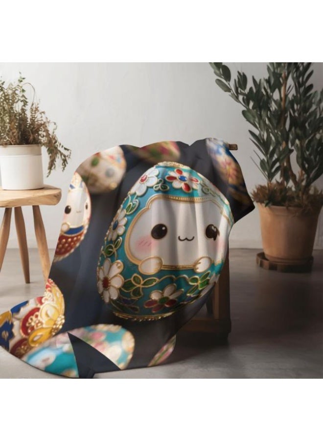 general Baby and children's cartoon flannel thin blanket (warm and comfortable, suitable for sleep, game use) 70cm*100cm - Image 1