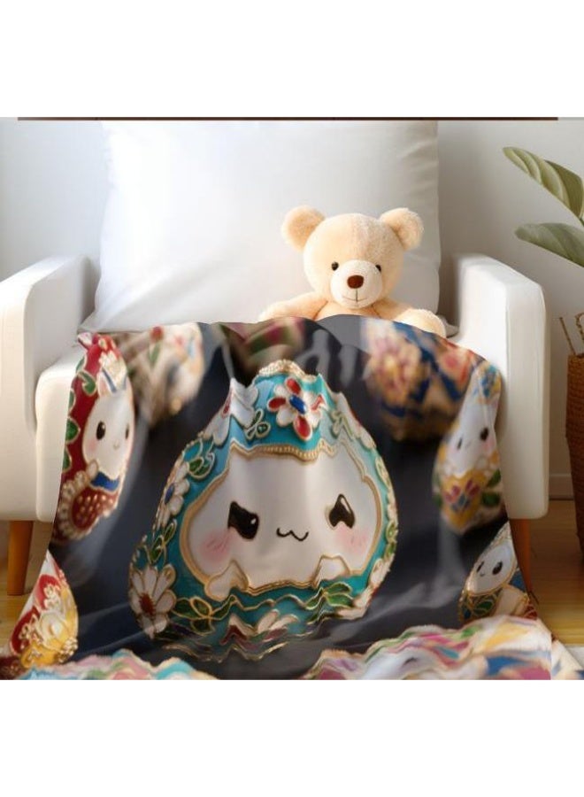 general Baby and children's cartoon flannel thin blanket (warm and comfortable, suitable for sleep, game use) 70cm*100cm - Image 5