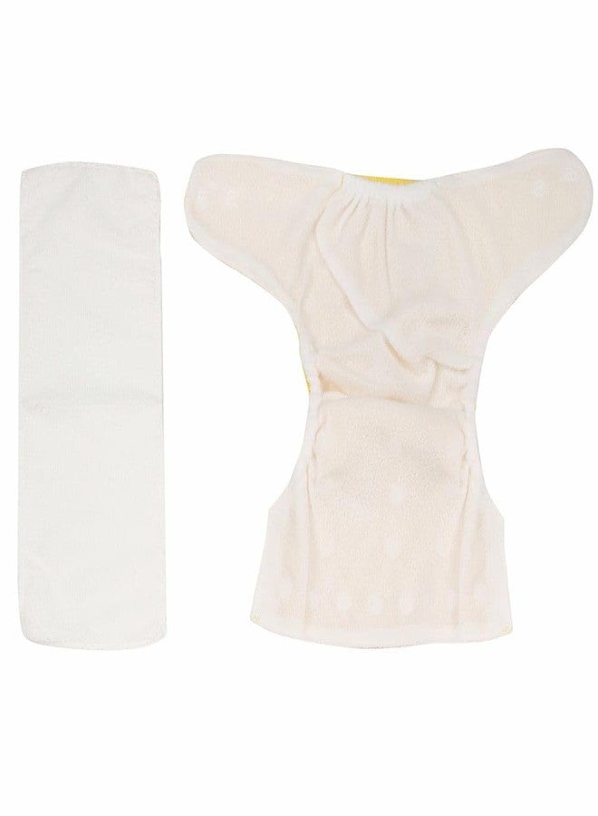 Miracle Moms Baby Cloth Diapers + Inserts/Washable and Reusable/ 100% adjustable Nappy for 0-3 years/Baby cloth diaper pants and white inserts (Multicolor, One Size, 7, count) - Image 4