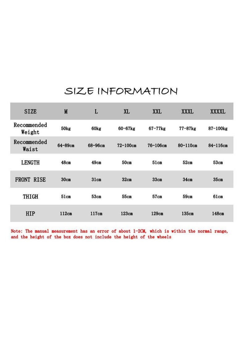 1-Piece Men Swim Beach Shorts Quick Dry Swimming Trunks Drawstring Surfing Board Shorts Loose Boxers Short Pants  - Image 2